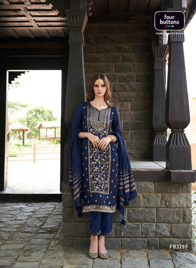 Royalty 5 Four Buttons Heavy Designer Readymade Suits Catalog